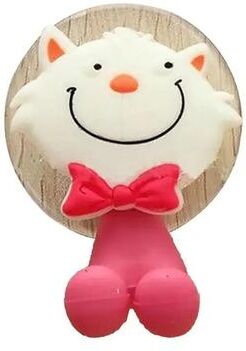 Inspired Living Rabbit Kids Toothbrush Holder Wall Mounted Suction Cup Toothbrush Holder cat