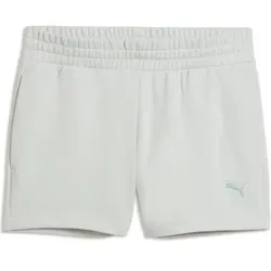 Puma Damen Freizeit / Mode Sommer GJ Shorts Shorts Da ESS Cat Logo 4 Shorts TR, Größe L in Grün Grün