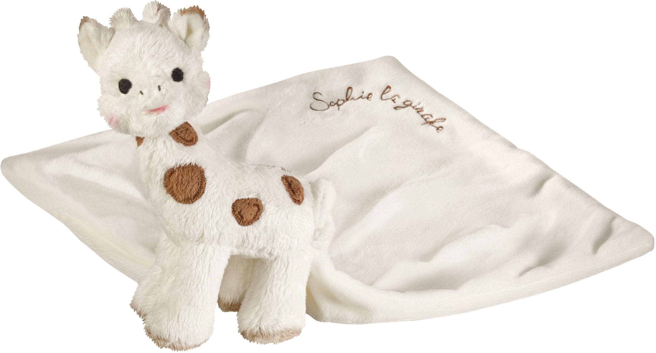 Schmusetuch SOPHIE LA GIRAFE "Geschenkset Schmusetuch", Baby, braun, Schnuffeltücher Schmusetuch braun Einheitsgröße