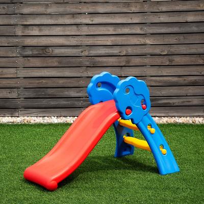 Folding Up-down Slide Plastic Climber Playful Toy For Kids