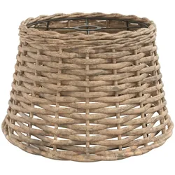 vidaXL Lampenschirm Braun Ø38x23 cm Korbweide