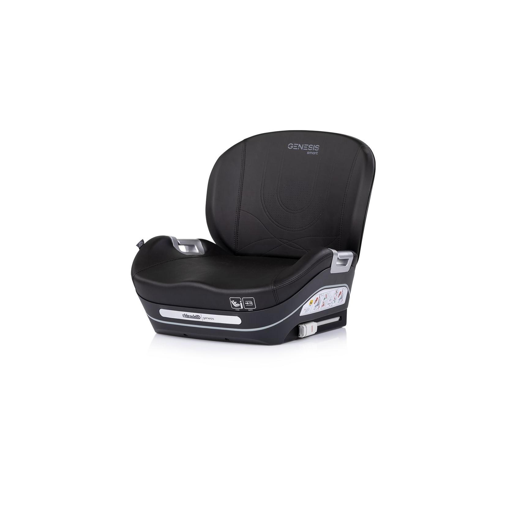 Chipolino Sitzerhöhung Genesis Smart i-Size 125-150 cm Isofix Kühlung Heizung schwarz