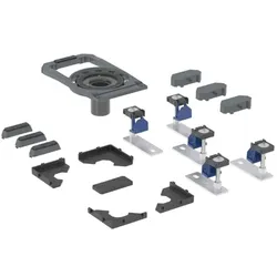 Geberit Duofix Duschwannenablauf 551559001 mit 5 Füßen, stockwerksdurchdringende Installation