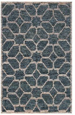 SAFAVIEH Handmade Natural Fiber Verginica Nautical Geometric Wool Rug