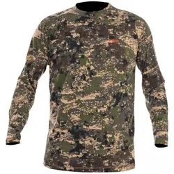 Lodge Longsleeve Herren (Pixel Forest), 3XL
