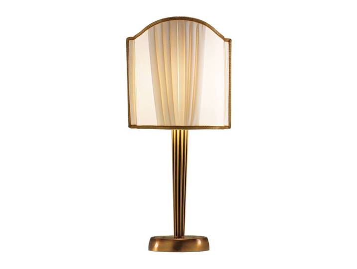 Cremasco Nachttischlampe BELLE EPOQUE, für Wohn- / Esszimmer, Textil / Stoff / Seide
