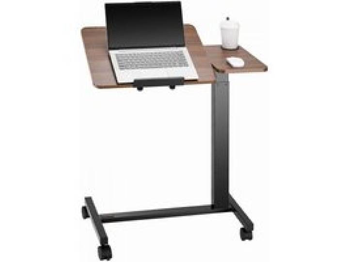 VEVOR Überbetttisch mobiler Beistelltisch mit klappbarer Schreibtischplatte, höhenverstellbarer & winkelverstellbarer Laptoptisch mit Getränkehalter, Betttisch für Büro Arbeitszimmer