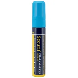 Securit® Flüssigkreidestift - Blau - Rechteckspitze 7-15mm