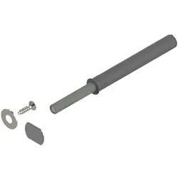 TIP-ON für Türen (Set), Langversion, mit Magnet, R7036 platingrau