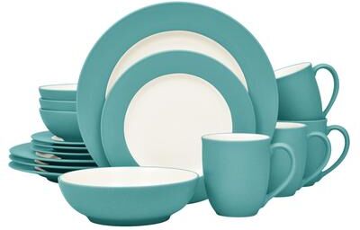 Noritake Colorwave 16-Piece Rim Dinnerware Set, Service for 4