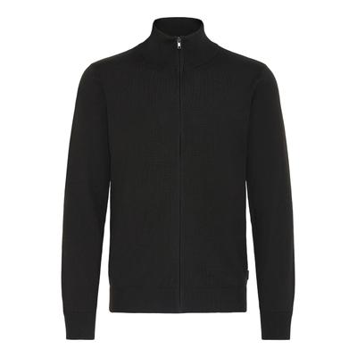 Strickjacke BLEND "Strickjacke BHCassberg", Herren, Gr. L, schwarz, Obermaterial: 100% Polyester PES., Strickjacken Strickjacke