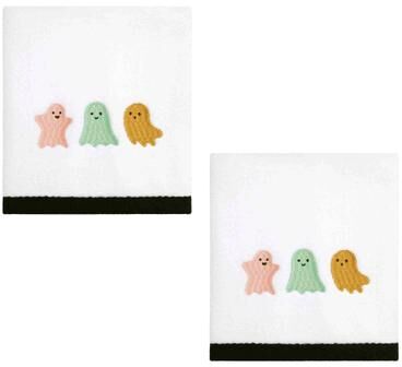 Avanti Linens Avanti Ghost Pastel Halloween 2-Pack Hand Towels - Hand Towel 2 Pack