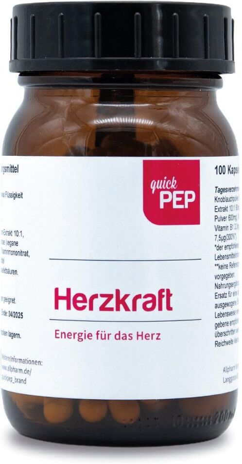 ALLPHARM Quickpep Herzkraft Kapseln 100stk