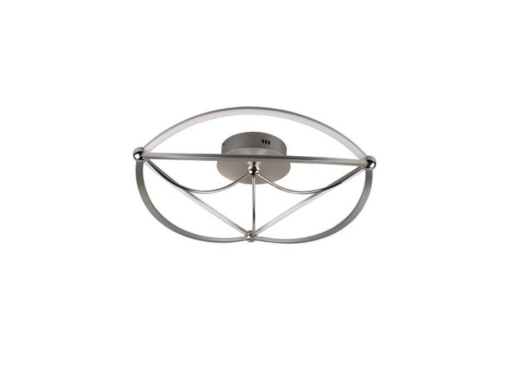 Trio Leuchten Led-Deckenleuchte, Nickelfarben, Metall, 62 cm, Lampen & Leuchten, Innenbeleuchtung, Deckenlampe, Deckenlampen