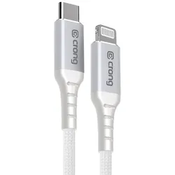 Crong Armor Link - USB-C Kabel Lightning Fast Charging MFi 150 cm (weiß)
