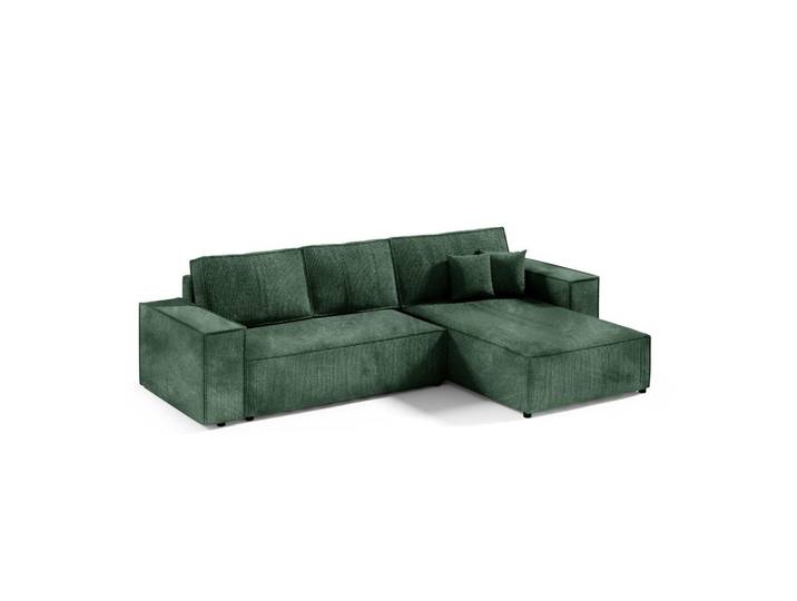 Furnisell Ecksofa mit Schlaffunktion Grüne, seitenverkehrt montierbar, 294x185 cm, Wohnzimmer, Sofas & Couches, Wohnlandschaften, Ecksofas