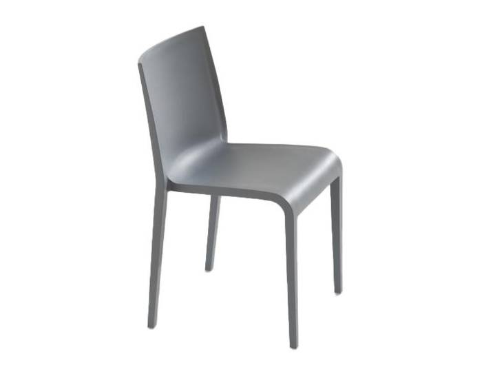 ET AL set de 4 chaises NASSAU 533 (Gris reuil - Polypropylène)