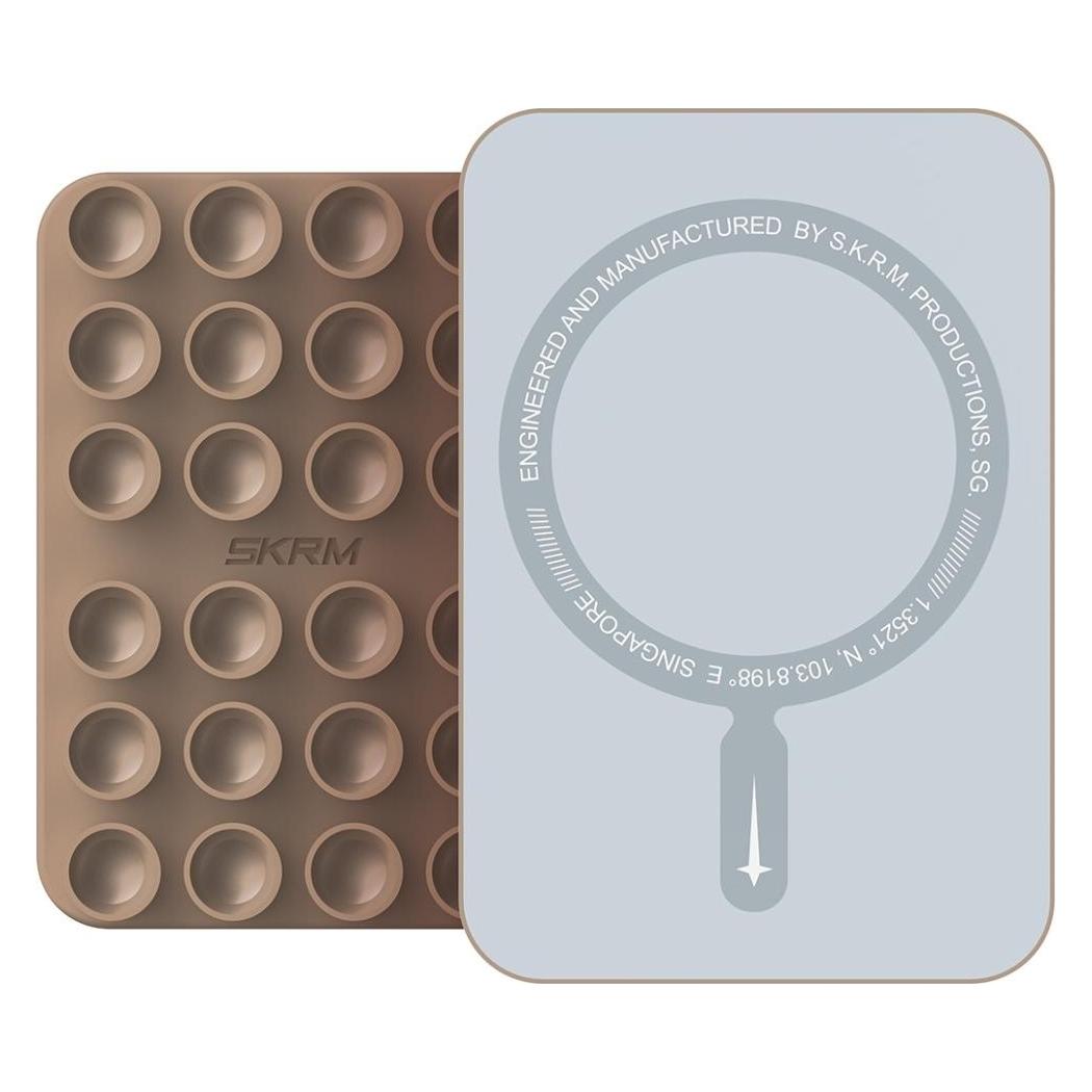Skinarma Universal suction cup Stax MagSafe for phone champagne (SK-MSMT-STAX-GLD)