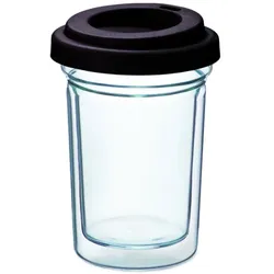 Simax Becher 0,4L Coffee to Go" Fashion Glas doppelwandig"