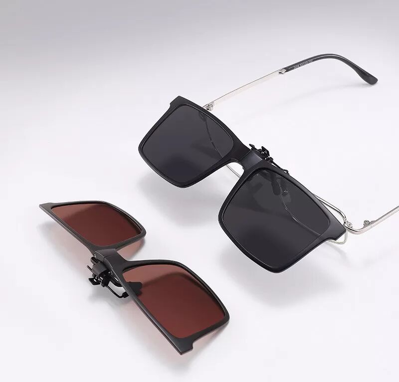 INF Lunettes de soleil à clip pliables - Polarisées Multicolore