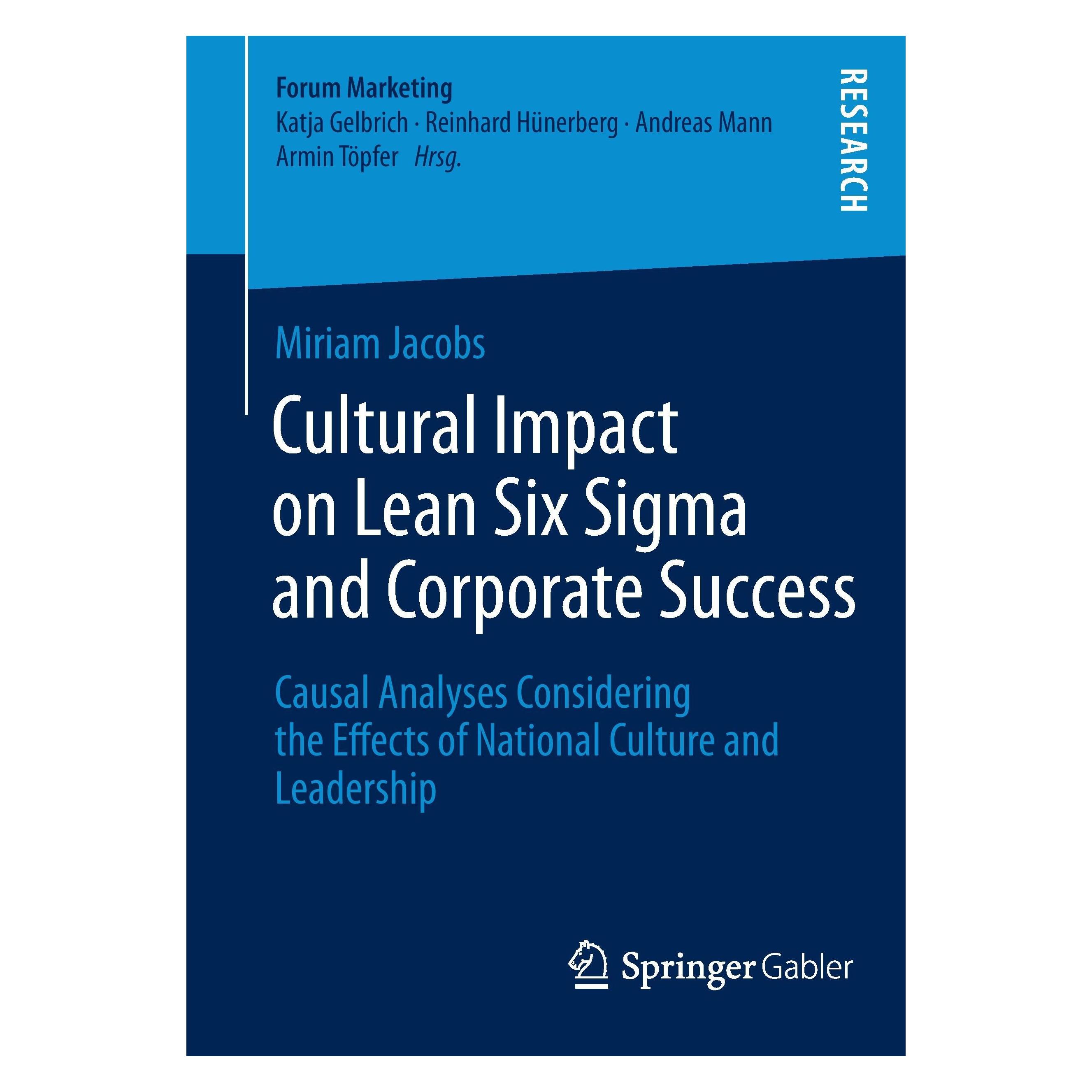 Springer Cultural Impact on Lean Six Sigma and Corporate Success (Englisch, Softcover, Miriam Jacobs) (25452963)
