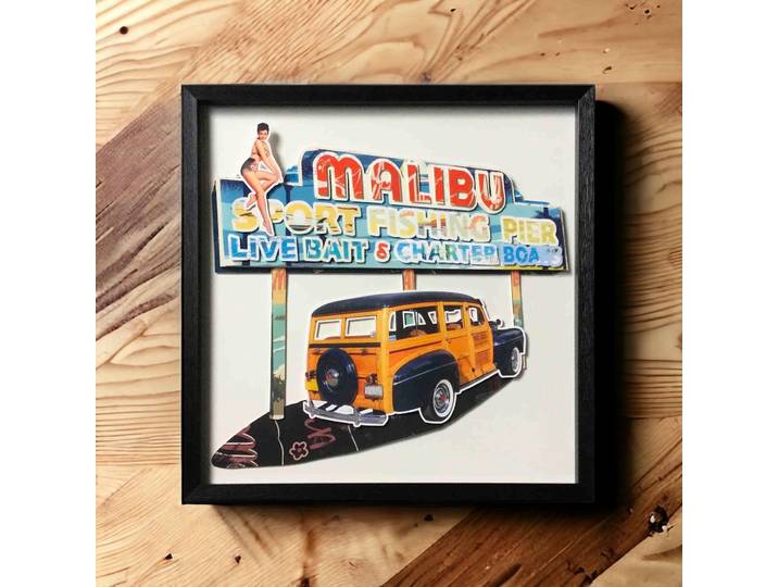 Tableau Décoratif Voiture Américaine
