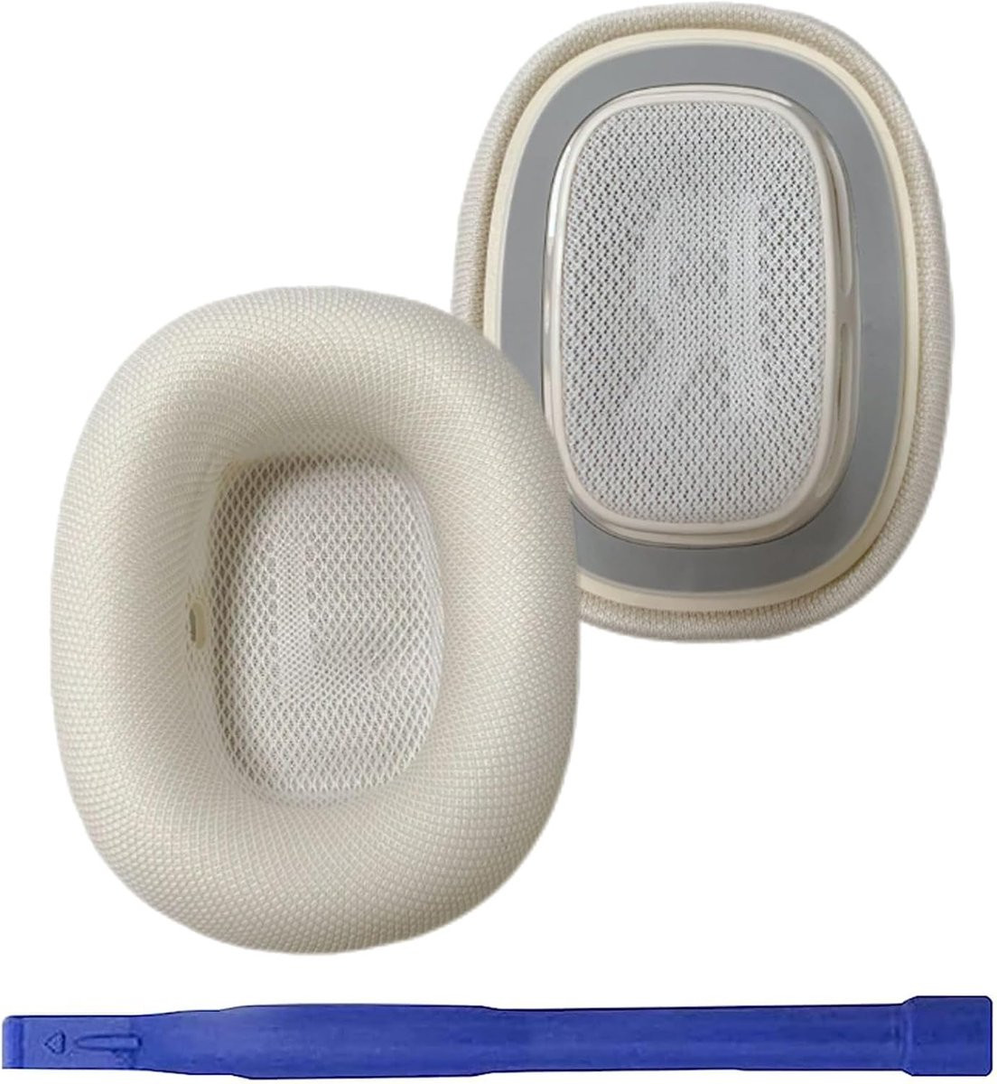 Oorkussens voor AirPods Max met comfortabele netstof en elastische geheugenspons - Sterrenlicht