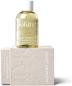 SoKind Velvet Dropslets - Fugtgivende og plejende badeolie til baby 75 ml