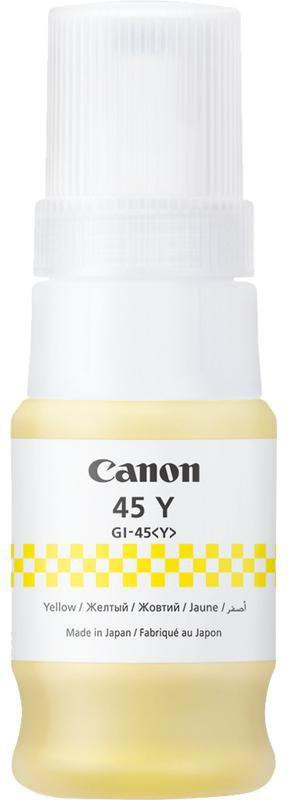 Canon GI 45 Gele Navulinkt 40 ml voor MAXIFY GX1040 en GX2040
