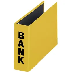 Pagna Bankordner »Basic Colours« gelb, 5x14x25 cm