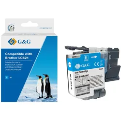 G&G Tinte ersetzt Brother LC521C