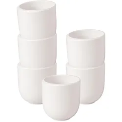 Villeroy & Boch, Tasse, Multipack NewMoon Becher ohne Henkel - 6 Stück (320 ml, 6x)