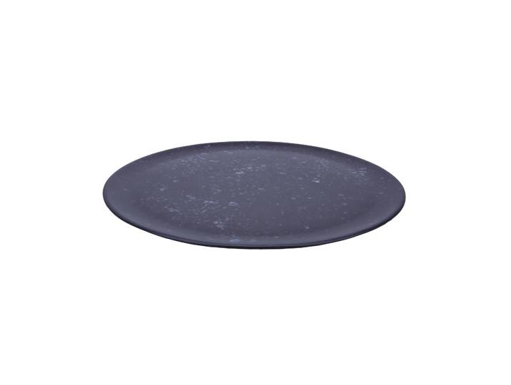 Aida Plat à service Raw Ø 42 cm Noir à pois
