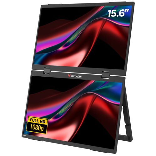 Verbatim Portable 15.6 Dual Monitor Essentials
