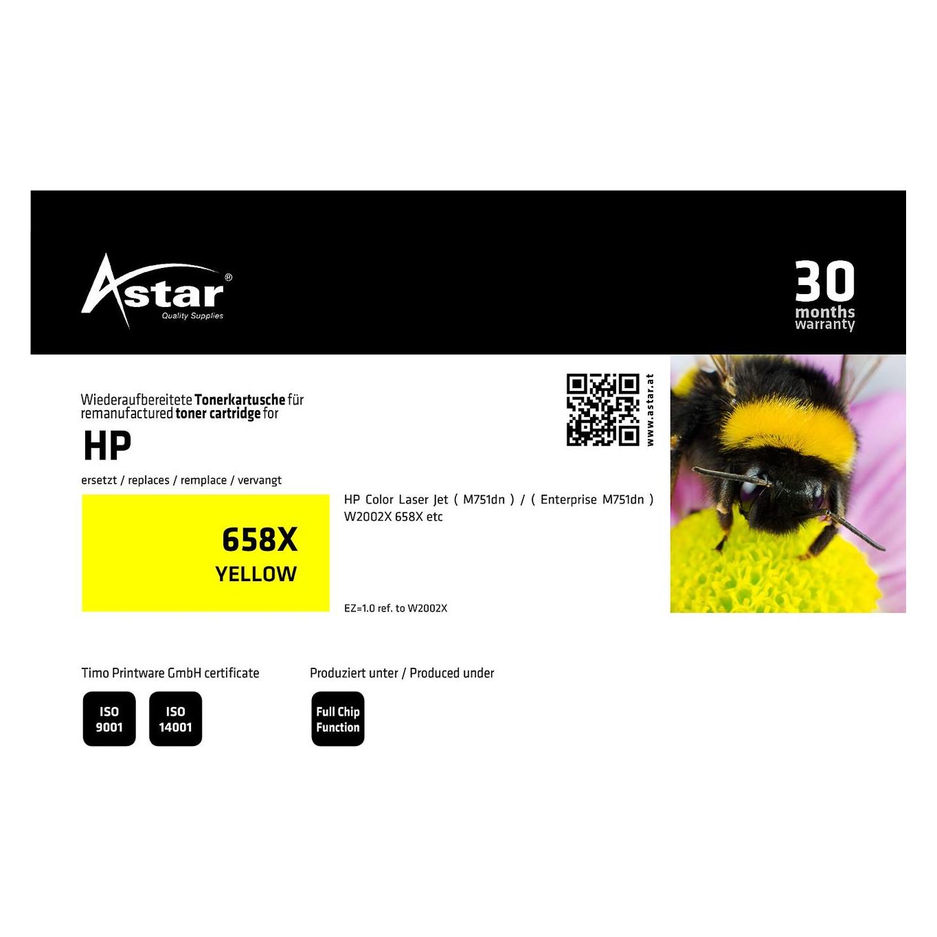 Astar AS20392 HP 658X CLJ Cartridge (AS20392)