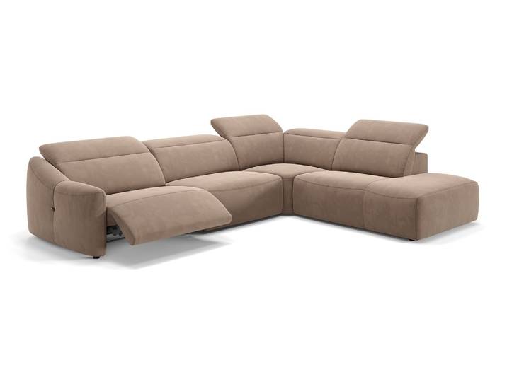Stoff Garnitur SAMOA XXL Sofa Couch Ecksofa
