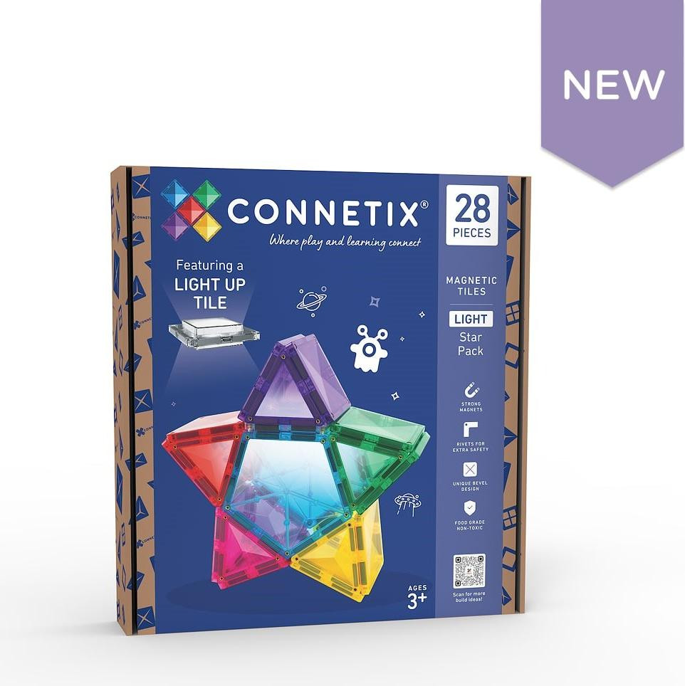 Connetix Magnetische Lichtblokken Set - 28 stuks - Educatief speelgoed