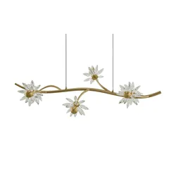 KHG LED-Pendelleuchte   ¦ gold ¦ Maße (cm): B: 95 H: 18 T: 43.0
