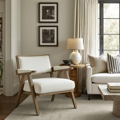 ART LEON Timeless Tradition Meets Modern Comfortable Fabric Accent Chair