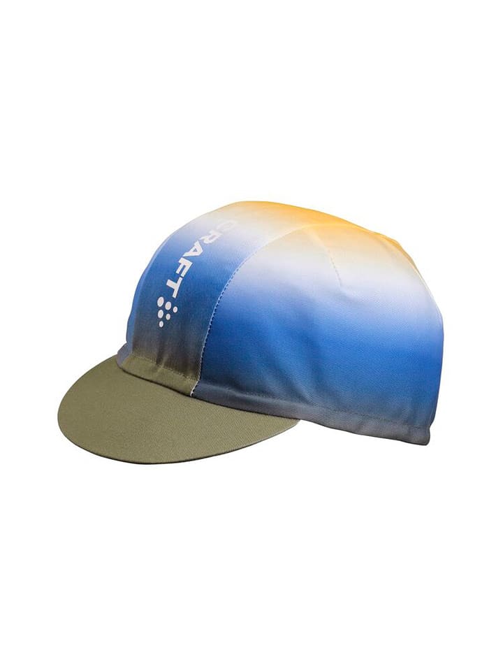 Craft Cap "ADV Endur Bike" in Blau/ Khaki/ Gelb - onesize