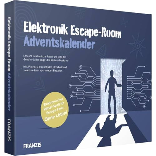 Franzis Elektronica Escape Room Adventskalender, Meerkleurig