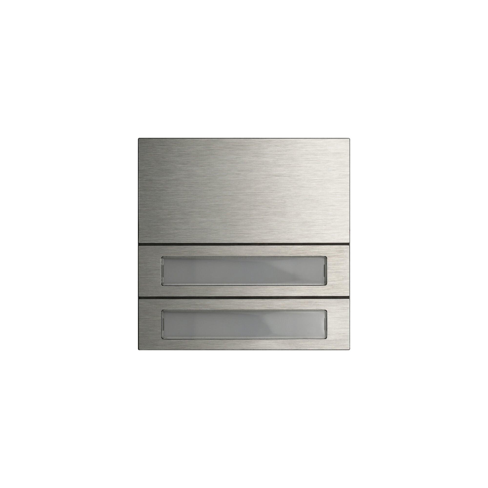 Gira Ruftastenmodul 2fach Edelstahl 5532920)