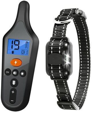 Everyday Crate SafeReach 800M Waterproof Remote Dog Training Collar With LED Safety Light SafeReach 800M Waterproof Remote Dog Training Collar With LED Safety Light