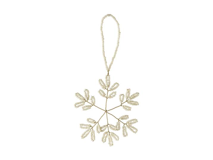 Lene Bjerre Suspension décorative Misolde Blanc, 9x9 cm