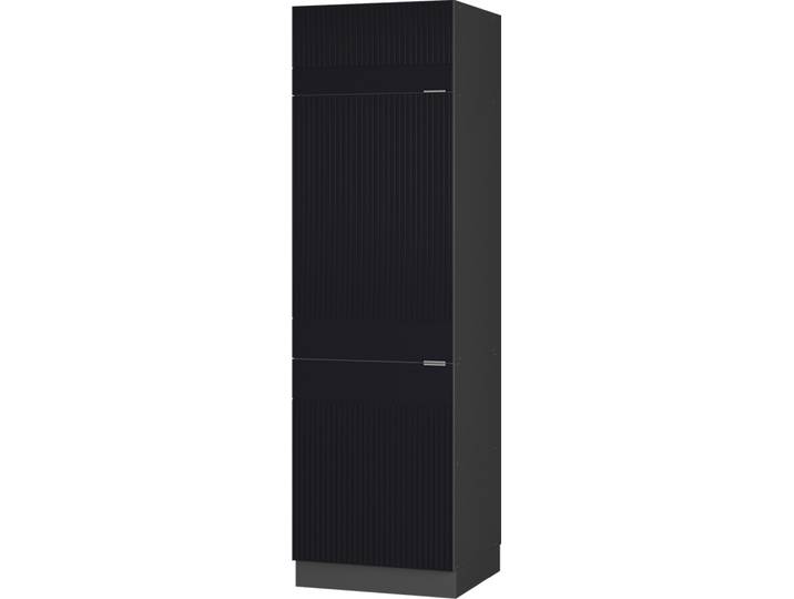 Armoire pour frigo Vicco Fame-Line Noir rayé 60cm\, Model 50713