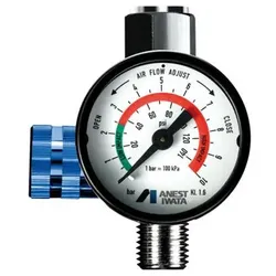 IWATA IMPACT-CONTROLLER 2 - Manometer Luftregler komplett