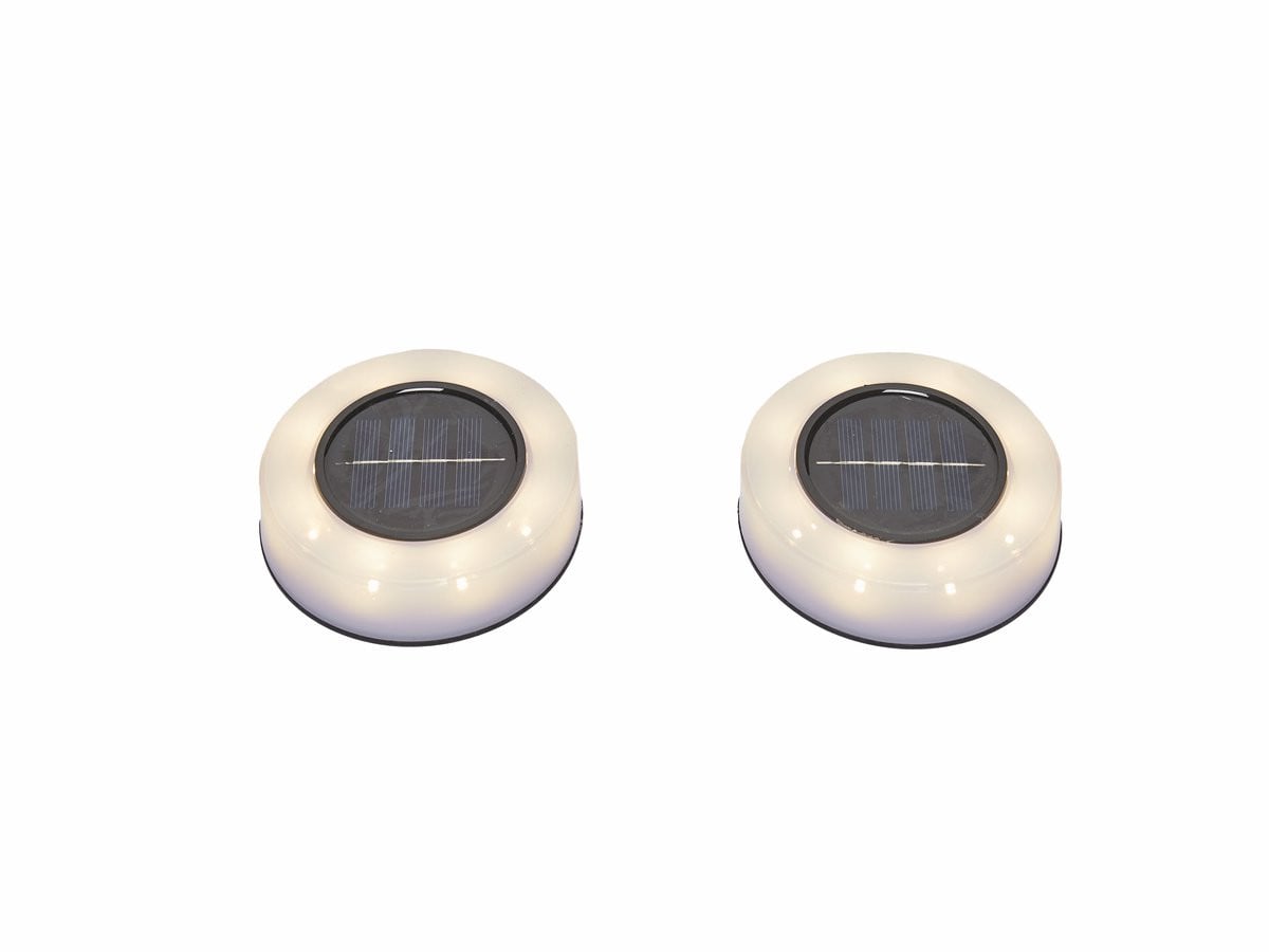 Luxform Solar LED tuinverlichting warm wit - Set van 6 grondverlichte lampen