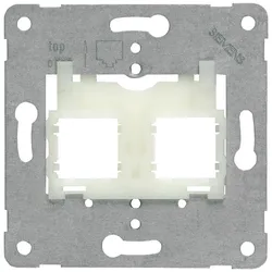 Siemens 5TG2058-1 Tragplatte Modular Jack zur Aufnahme von bis zu 2 Steckverb., transparenter Einsatz 5TG20581