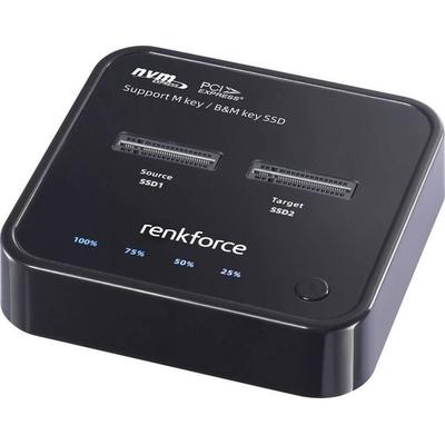Renkforce RF-TPCD-300 1fach Festplatten-Kopierstation M.2 PCIe NVMe, USB-C®