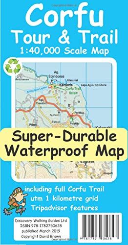 David Brawn - Brawn, D: Corfu Tour & Trail Super-Durable Map - Preis vom 18.10.2026 15:28:09 h